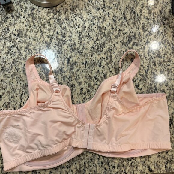 Comfort Choice 54DD Underwire Support Bra Pink Nylon Spandex NWOT - Picture 2 of 5